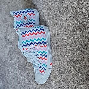 Converse CTAS high top chevron print